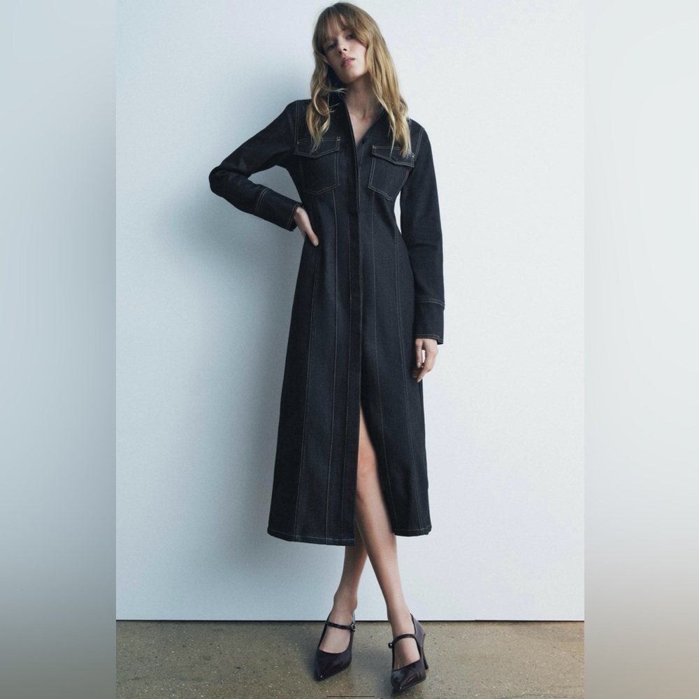 Zara denim dress!!